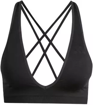 Adidas Workout Essentials Knit Light Support BH Black (KG1973)