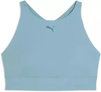 Puma SHAPELUXE High Neck BH Damen Kleidung Blau Blue (528138_46)