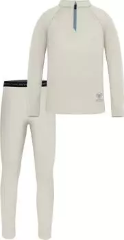 Normani Merino Skiunterwäsche Set aus Bio-Merinowolle (4061751387402) weiß