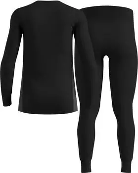 Odlo Herren Active Warm Eco Base Layer Set (196702) schwarz