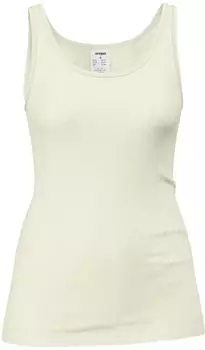 Hermko Tank Top aus Merinowolle / Tencel (40310) natur