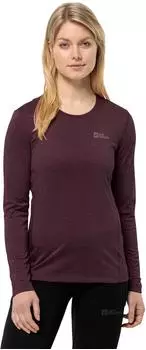 Jack Wolfskin Sky Thermal L/S W Rundhalspullover (76224324) amaranth