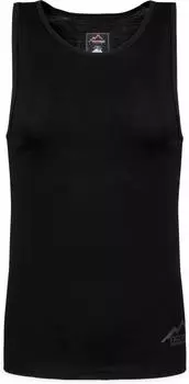 Normani Merino Tank Top 100% Merinowolle schwarz