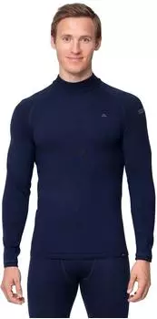 Danish Endurance Merino Thermo Langarm Shirt Slim Fit (DN-220000-DNAVY) dunkelblau