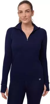 Danish Endurance Merino Shirt Half Zip Langarm (DN-226000) dunkelblau