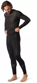 Smartwool Herren Merino 250 Baselayer Hose (SW016829) schwarz/wei&szlig;
