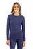 Odlo Women's Active Warm Eco Langarm-Unterziehshirt Damen skipper blue/lila