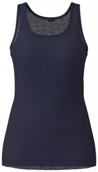 Löffler Singlet Merino Light Damen dunkelblau