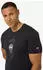 Super Natural Wood Crafti Tee Merino Shirt jet black/various
