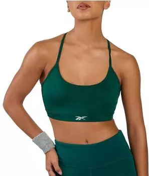 Reebok Kendall Core Strappy Bra (100254549) metal green