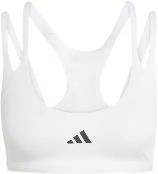 Adidas Optime Workout Strappy Light Support BH (JZ5097) wei&szlig;