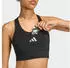 Adidas adi365 Running Pocket Medium Support Sport-BH grau/schwarz