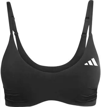 Adidas Optime Essentials Sport-BH mit leichter St&uuml;tzkraft (JZ2198) schwarz
