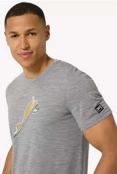 Super Natural Hot Dog T-Shirt cashmere grey melange