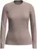 Icebreaker Women's Merino 200 Oasis Long Sleeve Crewe Thermal Top (IB104375) pink quartz
