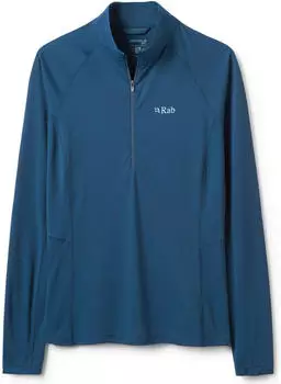 Rab Sonic LS Zip Thermal Long Sleeve Shirt tempest blue