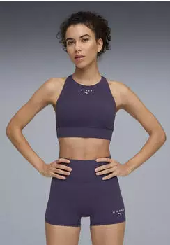 Puma SHAPELUXE High Neck Sport-BH (527854) deep plum