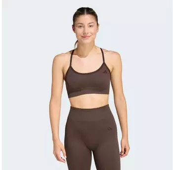 Adidas Workout Essentials Leicht St&uuml;tzender Strick-BH (60671810) aurora coffee