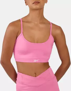 Reebok Kendal Core Strappy Bra rosa/weiß