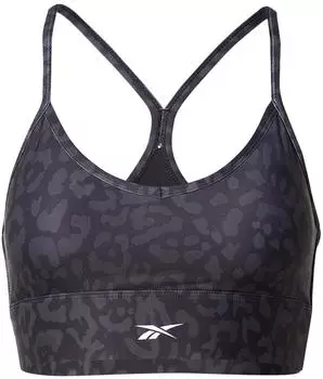 Reebok ID Train Printed TRI-Back Bra anthrazit/schwarz