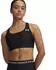 Under Armour HeatGear Mid Support Sport-BH ultimate schwarz