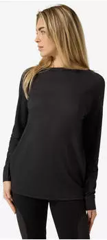 Super Natural Leisure Air Longsleeve (SNW026650) jet black