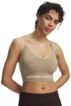Under Armour Vanish Seamless Low Bra (1384417-299) city khaki