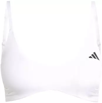 Adidas Optime Essentials Sport-BH mit leichter Unterst&uuml;tzung schwarz/wei&szlig;