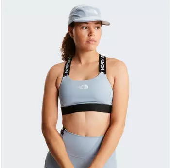 The North Face Cambrena Bra Sport-BH (NF0A8G1JFM2) frost grey