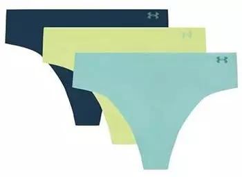 Under Armour Pure Stretch No Show Tanga 3er-Pack (25UUSHJ135-438) blue haze