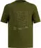 Odlo Merino Tencel Hyper Map T-Shirt (554812) guacamole melange