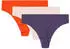 Under Armour Pure Stretch No Show Tanga 3er-Pack (25UUSHJ135-553) purple luxe