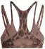 Adidas Optime Workout Strappy Light Support Bra earth strata/schwarz/print