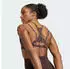 Adidas Optime Workout Strappy Light Support Bra earth strata/schwarz/print