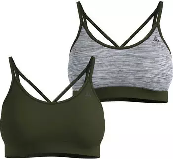 Odlo Seamless Sports Bra deep depths/grey melange