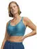 Under Armour UA Infinity High Zip Sports Bra (1373860-697) boundless blue