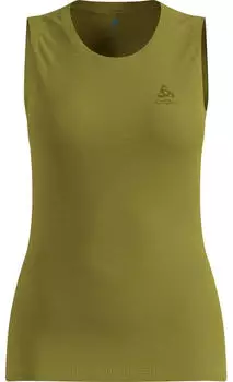 Odlo Women Natural Merino 160 Base-Layer-Sports Top Crew Neck (112081-40195) guacamole