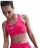Nike Swoosh Medium Support Sport-BH mit Polster und Grafik (DX6821-666) rosa/weiß