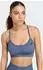 Adidas Workout Essentials Knit Light Support Bra preloved ink