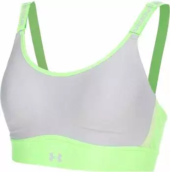 Under Armour UA Infinity Mid Bra (1384123) lumos lime/mod gray