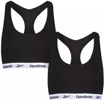 Reebok Performance Crop Top 2PK Bustier Frankie (C93960) schwarz/wei&szlig;