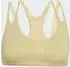 Adidas Optime Workout Strappy Sport-BH leicht stützend Dual Yellow (KS6039)