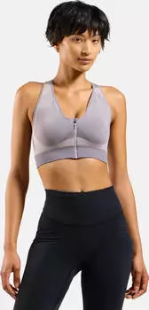 Odlo Seamless High Sport-Bralette (131451) gray ridge/misty lilac