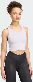Adidas All Me BH-Tanktop mittlerer Halt Frozen Purple Mel. (KS6018)