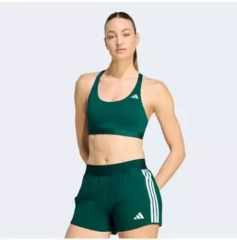 Adidas Optime Essentials Workout Medium Support Bra collegiate green