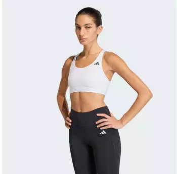 Adidas Optime Workout BH Mittlerer Halt (KPY66) weiß