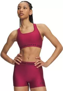 Under Armour Crossback Mid Sports Bra (1361034-622) weinrot/ochsenblut