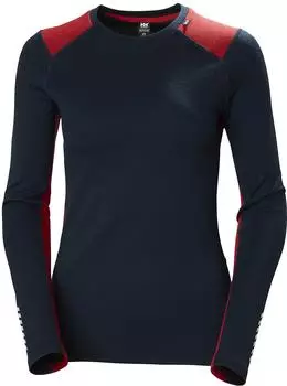 Helly Hansen W LIFA Merino Midweight Crew (49378) marine
