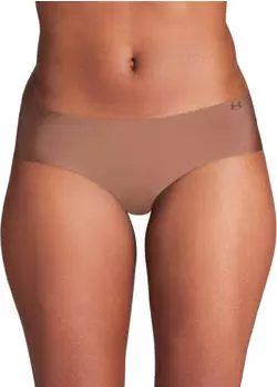 Under Armour Pure Stretch No Show Hipster Unterwäsche 3er-Pack (UUSHJ155-230) braun