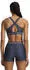 Under Armour Mid Crossback Bra (1361034) downpour gray/blue fog